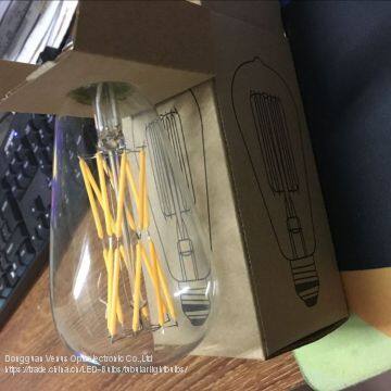 Vintage Light Bulb ST64 Edison LED Bulb 400LM Repalce 25W Incandescent Lamp photo-2