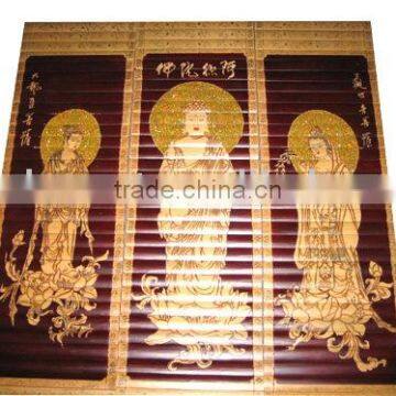 bamboo crafts(The three Buddha )