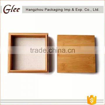 Luxurious ec-friendly custom hand-made bamboo packaging box/case