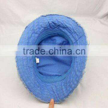 Bucket Hat / Cotton Polyester Denim Fabric Bucket Hat photo-4