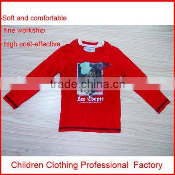 wholesale children's boutique clothing long sleeve t-shirt for children