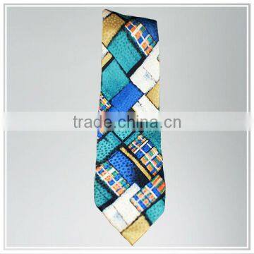 As customer request,customize digital printing 100% silk tie