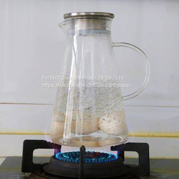 Water bottle wholesale glass bottle wholesale water jug glass decanter Glass bottle for kitchen resturant and hotel