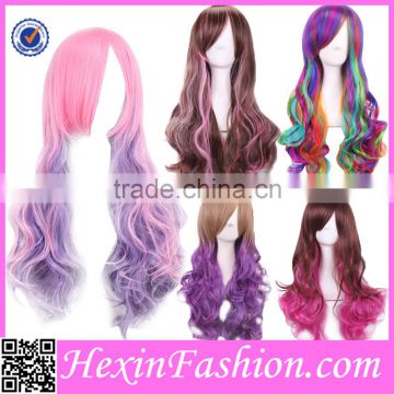 Cheap 70 CM Curve Light Purple Wig Caps Wholesale