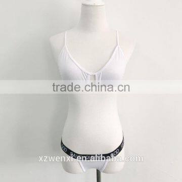 New Fashion Hot Sexy Hollow Out Letter Bikini Set photo-4