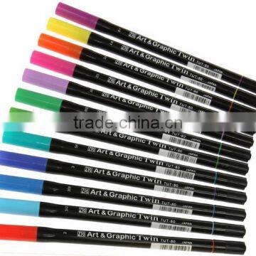 JAPAN ZIG ART & GRAPHIC TWIN TIP BRUSH MARKER PEN photo-3