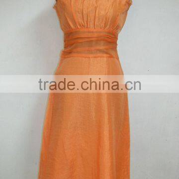 ladies thin strap cotton dress