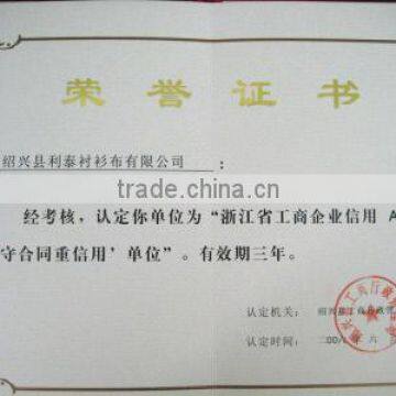 Credit  certificates