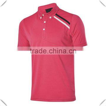 2016 High quality new design fashion dry fit polyester custom golf polo shirt for men best selling China made