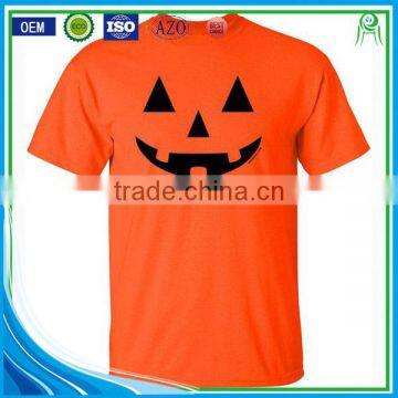 High Quality Orange and Black 100% Polyester Custom Halloween Printing t Shirt and Hoodies photo-6