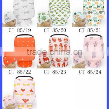 Adorable Cute Fox Pattern Printed Cotton Elastic Infant Nursing Stroller Carrier Protect Baby Cover photo-6