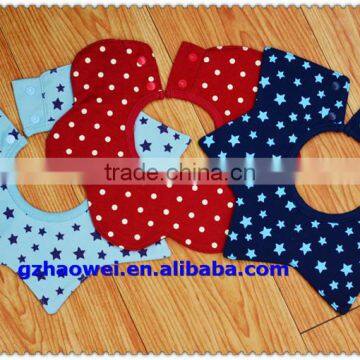 Cute 360 Degree Cotton Baby Drool Cloths photo-2