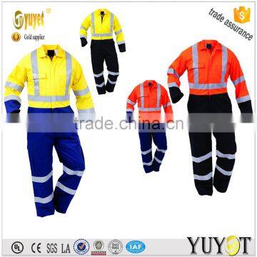 Hot Sell Contrast Colour Protex fr Coverall With 3m Reflecitve Tape