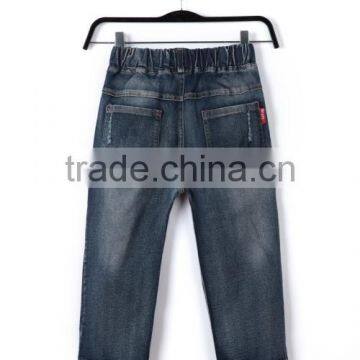 China Made Textiles New Design Imperial Kids New Pattern Jeans Half Pants With Elastic photo-2