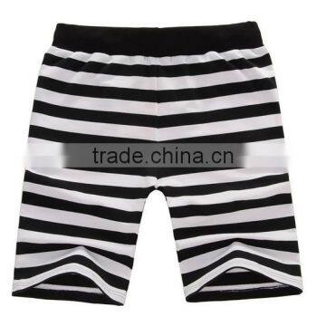 short style striped men track Pants,fashion jogger pants