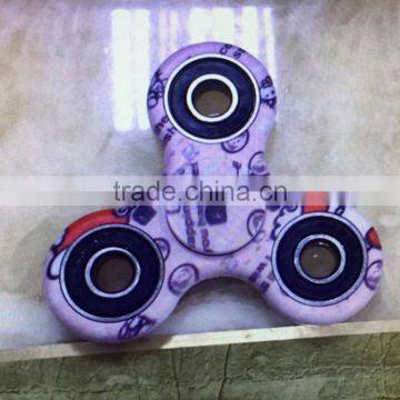 Camouflage Hand Spinner Triangle Finger Gyro Finger Toy Decompression Creative EDC Toys Colorful Spiral photo-3