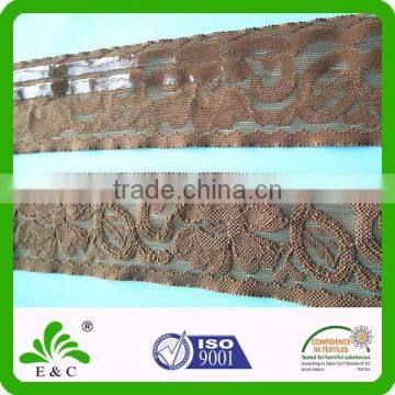 silicone TPU stripes anti-slip elastic lace for stockings