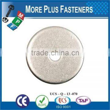 Made in Taiwan Low Carbon Zinc Finish Steel Extra Thick Silicon Bronze Stainless Sleet Thick Fender Washer photo-6