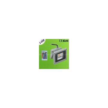 RGB Outdoor LED Flood Lighting Fixtures with IR Inner Control for Stadium 10W 110V 60Hz