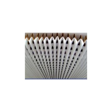 V type Overspary collector kraft pleated paper filter