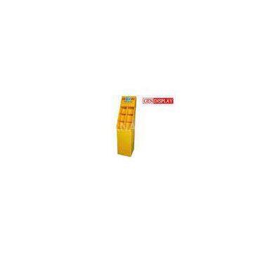 Cells Cardboard Point Of Sale Display Stands , Paper Glossy Retail Display Stands