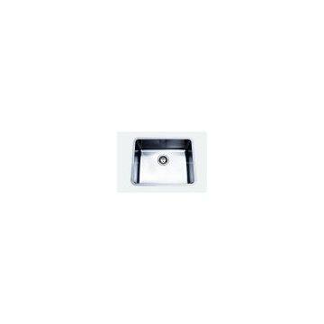 Stainless Steel Under Mount Polished Single Large Bowl Sink