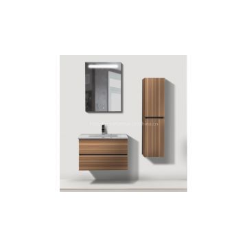 MDF +melamine Wall Hang Vanity with single Bathroom Cabinet