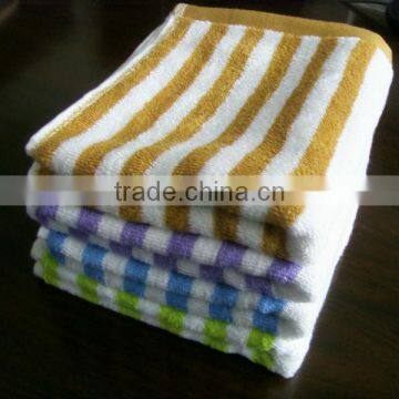 Bamboo Fiber Stripe Towels