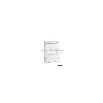 SHAKER MONACO WHITE 5+2 DRAWER CHEST
