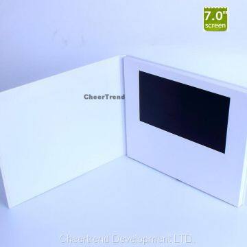 Cheap Custom With no Print 4.3''/5''/7'' Lcd Video Brochure/vidoe Booklet photo-3