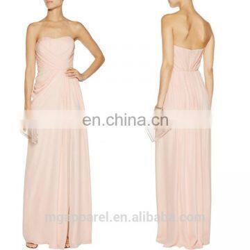 ladies party wear gown sexy off the shoulder evening dress silk crepe evening gown dress