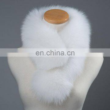 Factory price China fur winter warm fur collar lady fashion neck warmer