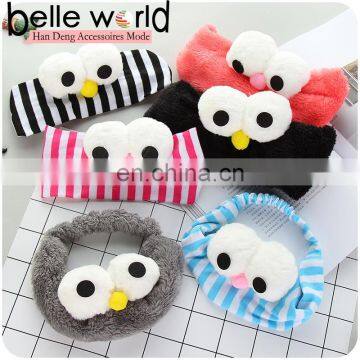 High Quality Big Eyes Headband Makeup Plush Headband Wholesale photo-2