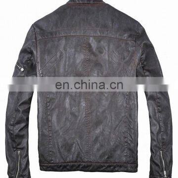 2015 New Model Designer Genuine Leather Jacket photo-2