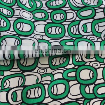 printed cotton stretch twill fabric