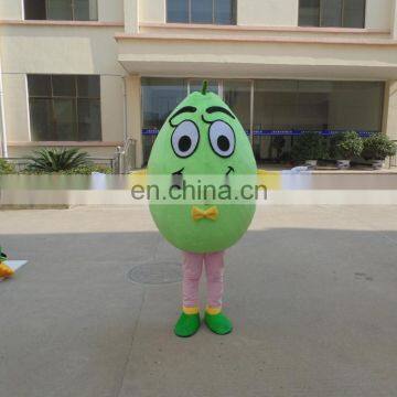 Factory direct sale customized avocado mascot costume for adult