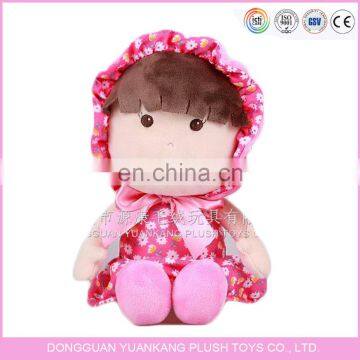 2016 battery ICTI stuffed human custom plush doll clothes for promotion