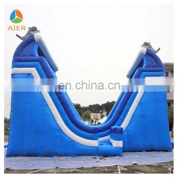 2017 Aier With Dolphins Inflatable Slide/cheap Inflatable Slide/adult Size Inflatable Water Slide photo-2