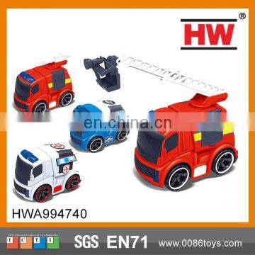 4Models Function Light and Sound Model Fire Truck
