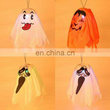 pop flash LED lights tricky decoration halloween hanging ghost night lights lamp