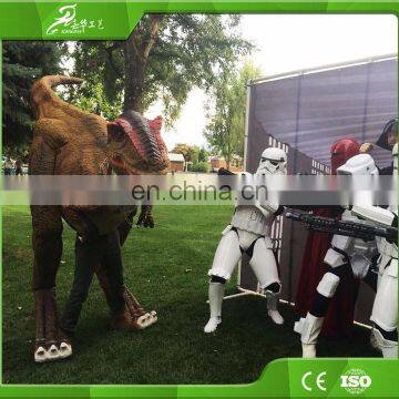 KAWAH Life Like Adult Realistic Walking Dinosaur Raptor Costume photo-2