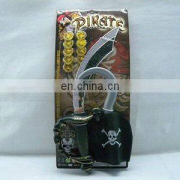 Plastic pirate sword toy set