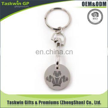 custom engraved high quality cheap shopping cart trolley coin made in China