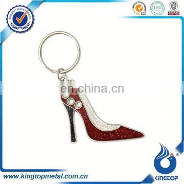 custom rhinestones high heel keychain