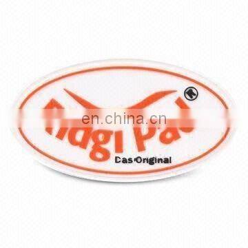 cheapest handmade custom embossed branded logo rubber clothing labels