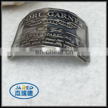Factory Price Cheap Custom Metal Aluminum Printed 3d Wine Emblem Label With Good Sticker photo-3