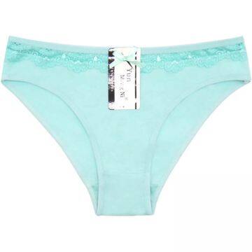 Yun Meng Ni Sexy Underwear Cute Bow Waist Lace Hipister Ladies Briefs Breathable Cotton Mature Panties For Women photo-4