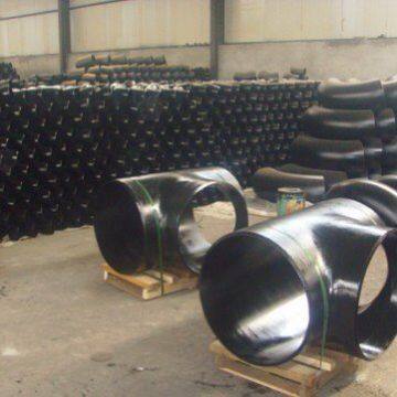 astm asme a234 wpb steel tee seamless butt welded factory