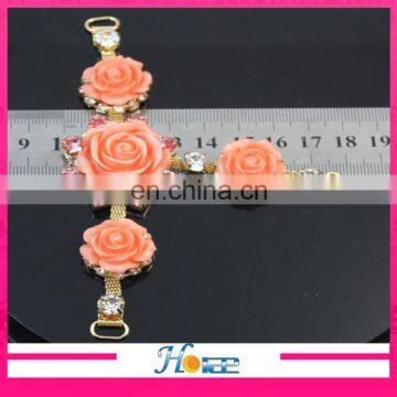 High Quality Fashion Lady Flip Flop Accessories Rhinestone Decoration Sandal Upper Ornament photo-5