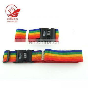 High quality luggage strap luggage belt lock with 3 dials